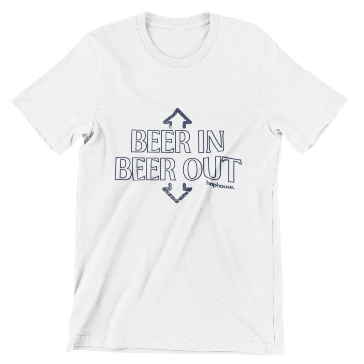 Beer In Beer Out - T-Shirt - White - HOP House - T-shirt
