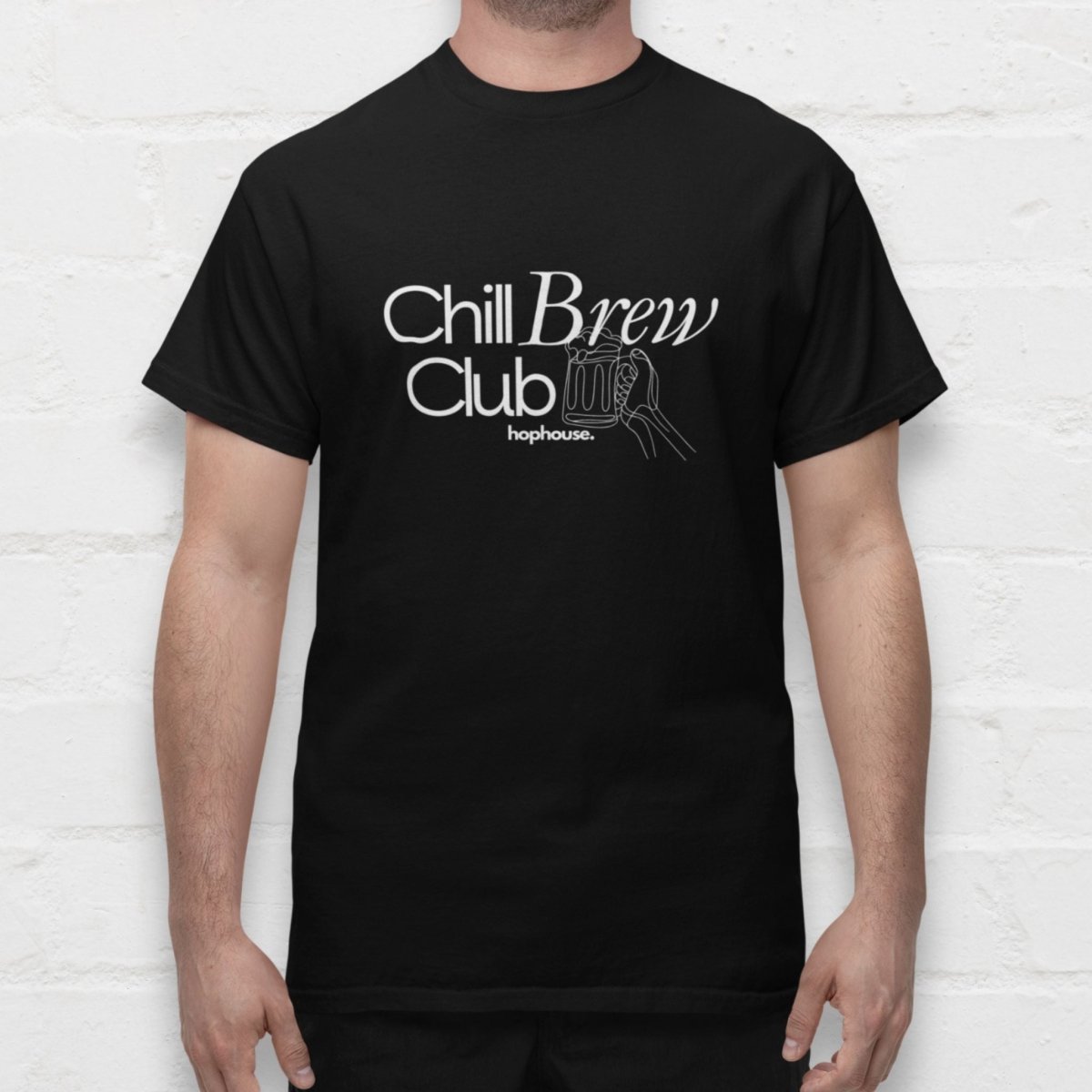 Chill Brew Club - T-Shirt - Black - HOP House - T-shirt