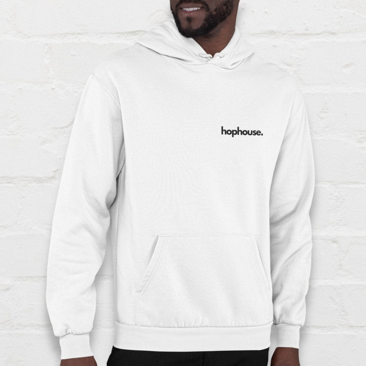 Drink Like A Monk - Hoodie - White - HOP House - Hoodie