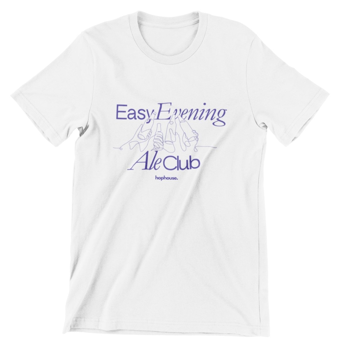 Easy Evening Ale Club - T-Shirt - White - HOP House - T-shirt