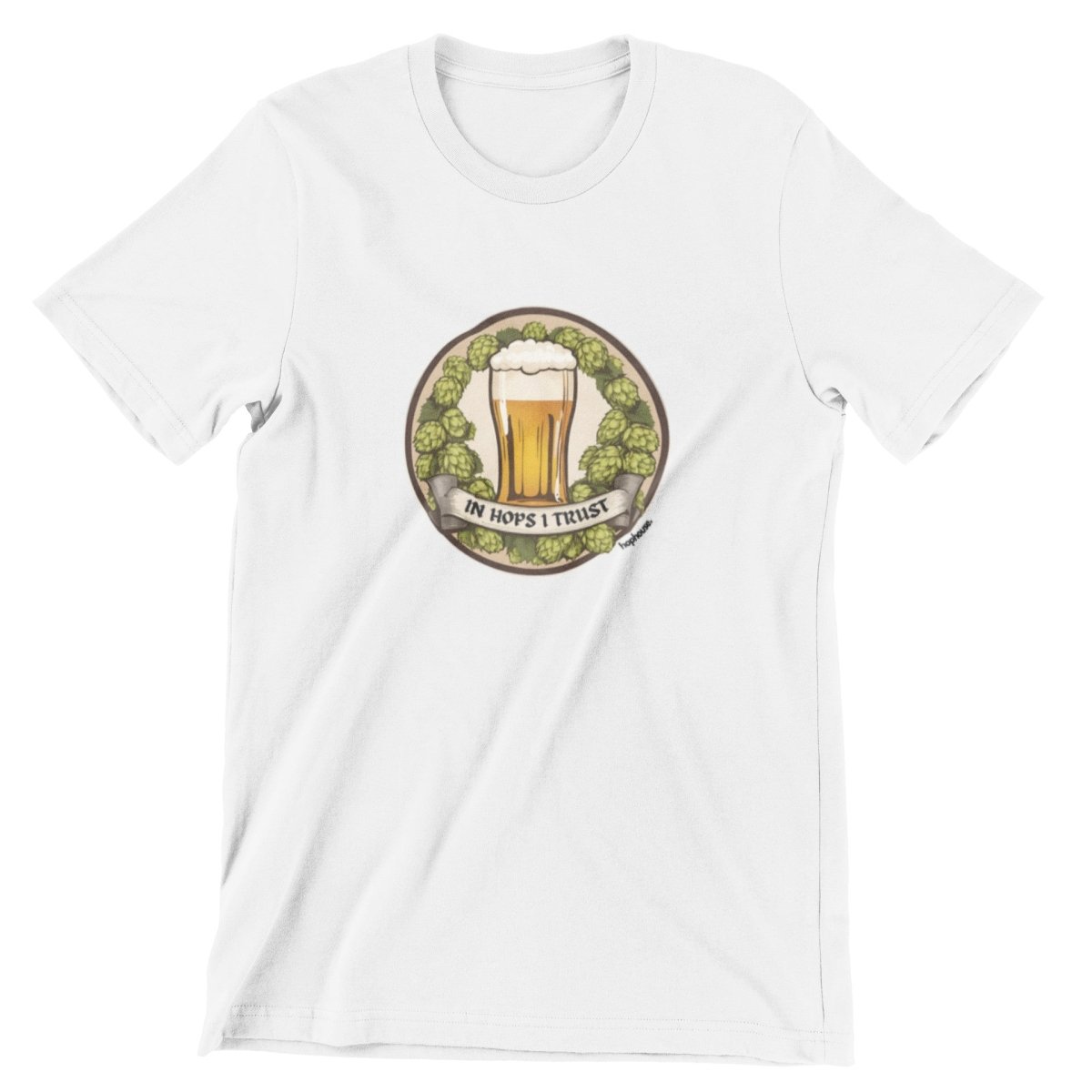 In Hops I Trust - T-Shirt - White - HOP House - T-shirt