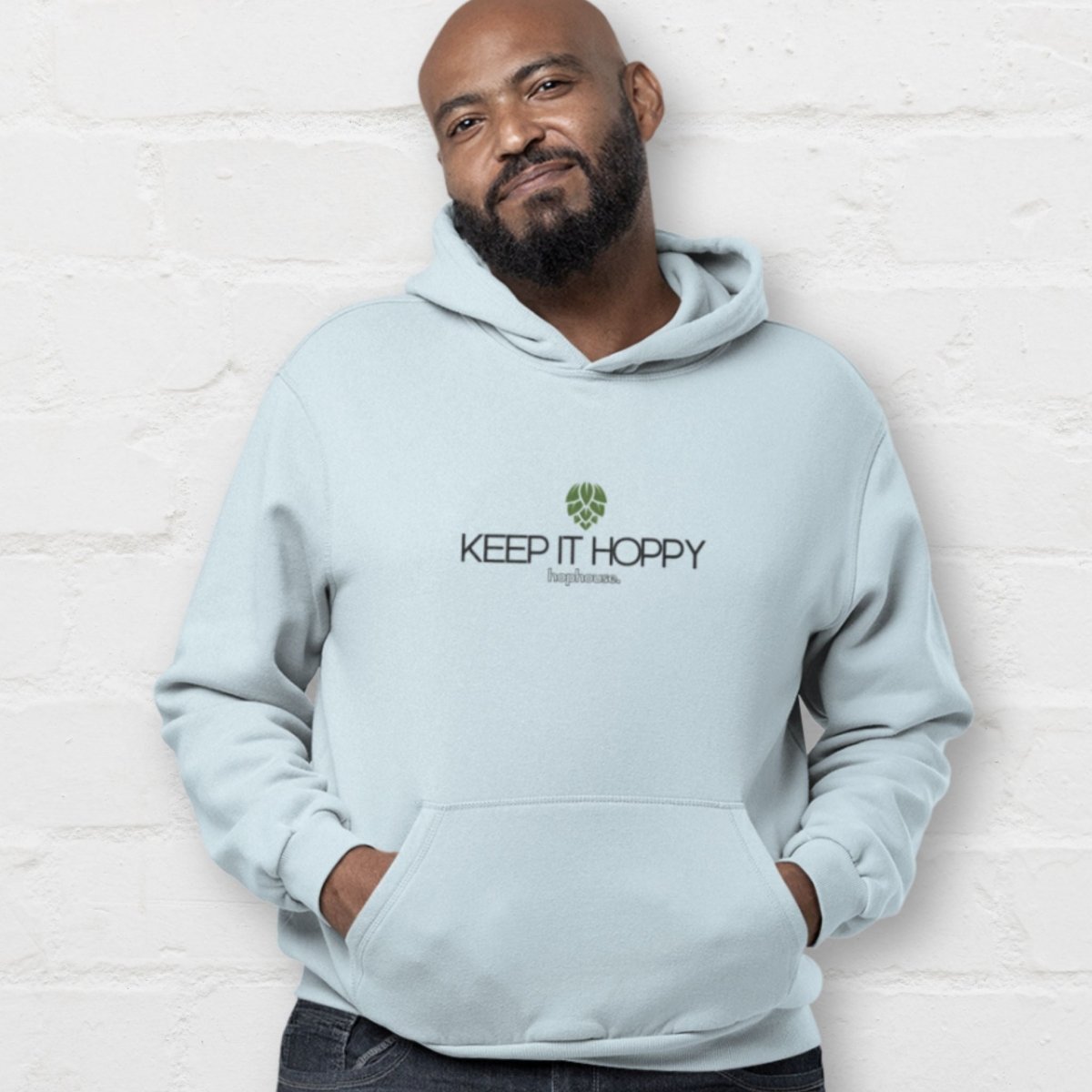 Keep It Hoppy - Hoodie - Blue - HOP House - Hoodie
