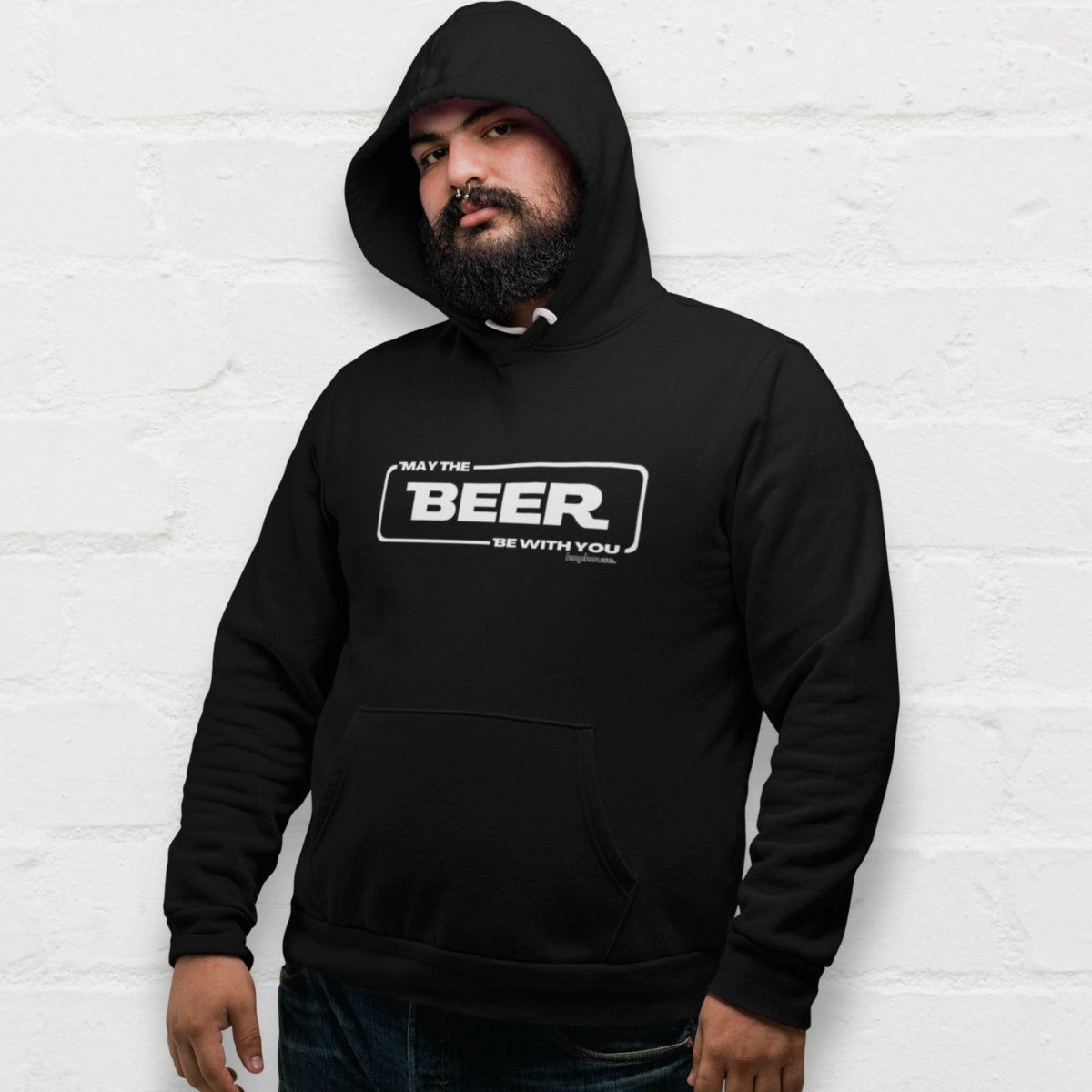 May The Beer Be With You - Hoodie - Black - HOP House - Hoodie