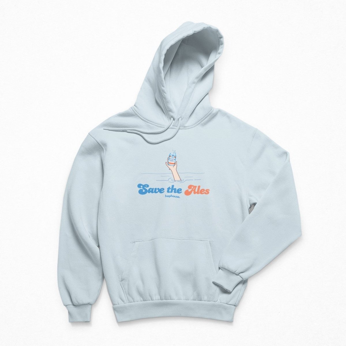 Save The Ales - Hoodie - Blue - HOP House - Hoodie
