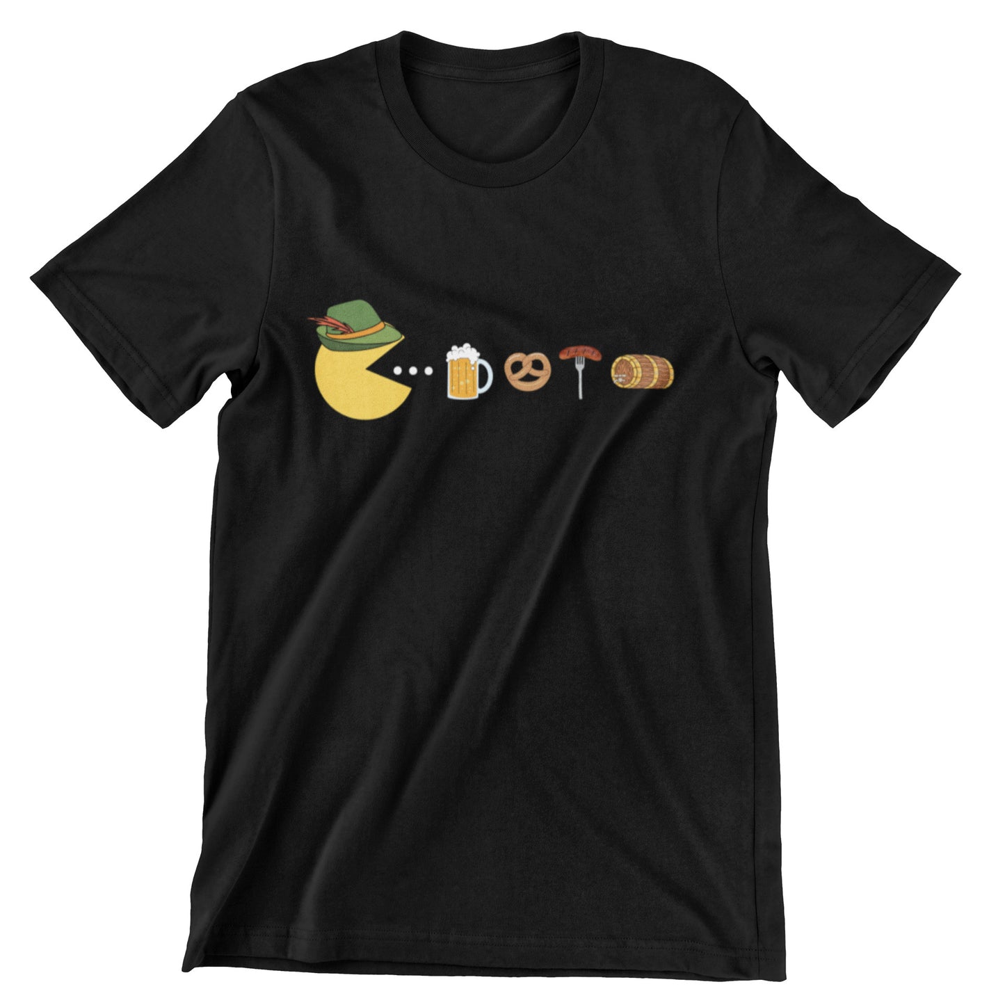 Bavarian PacMan T Shirt Black