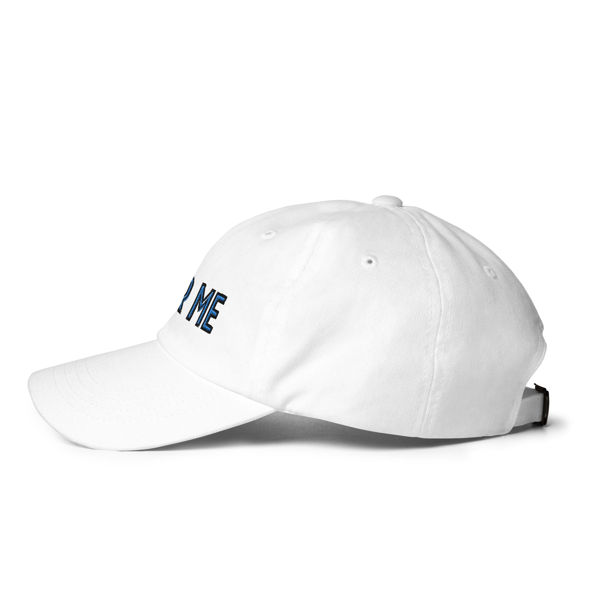 Beer Me dad hat white side