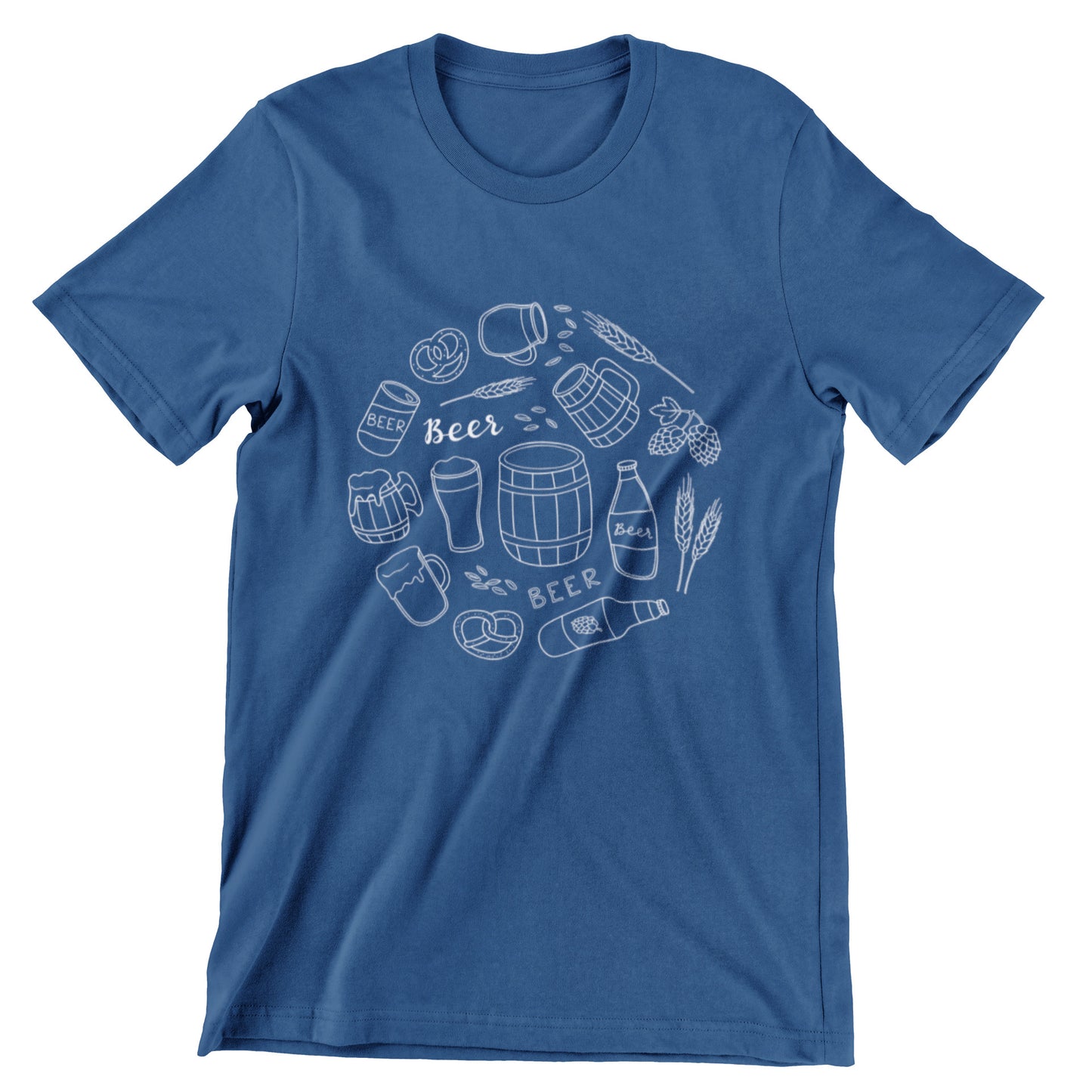 Beer World shirt in navy