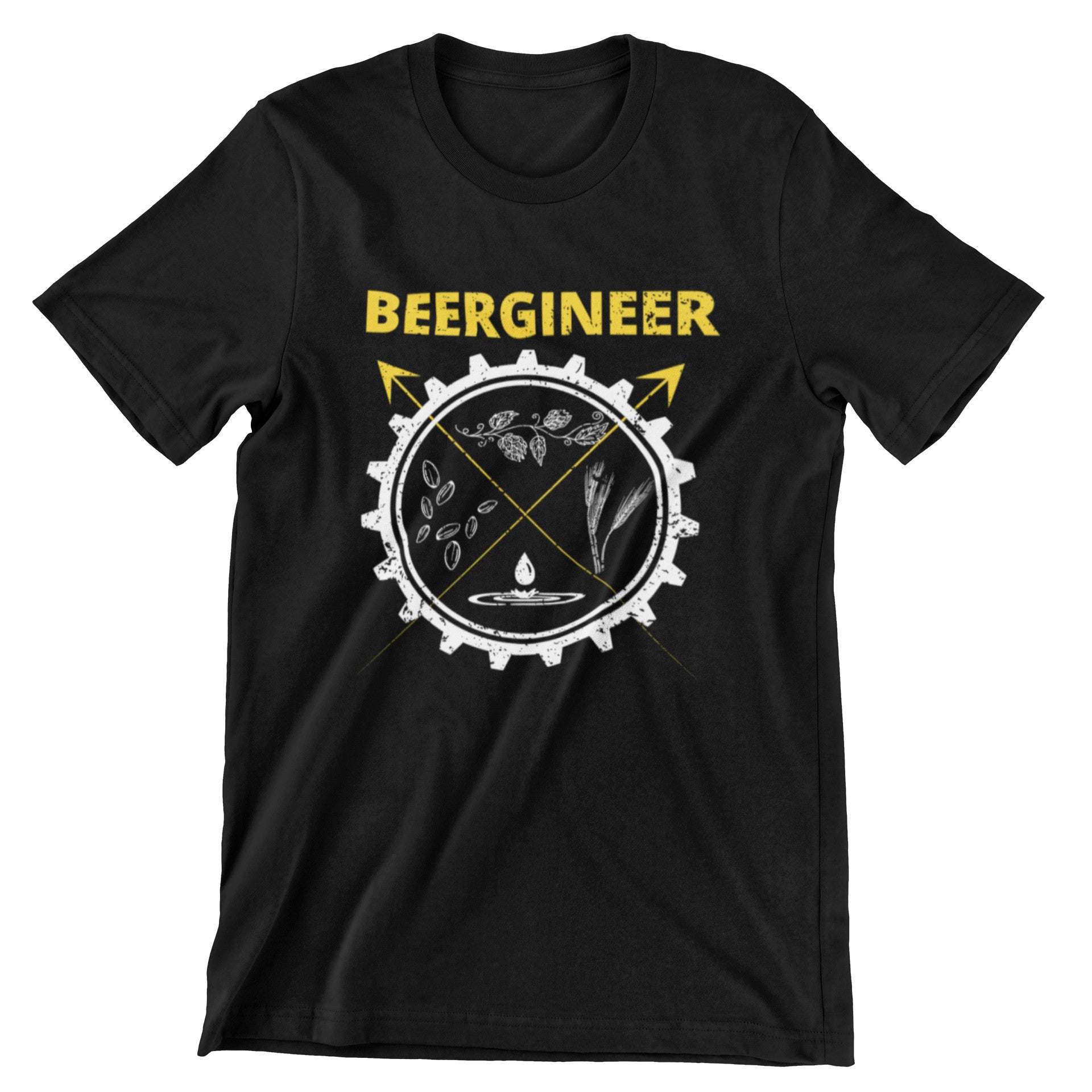 Beergineer T Shirt Black