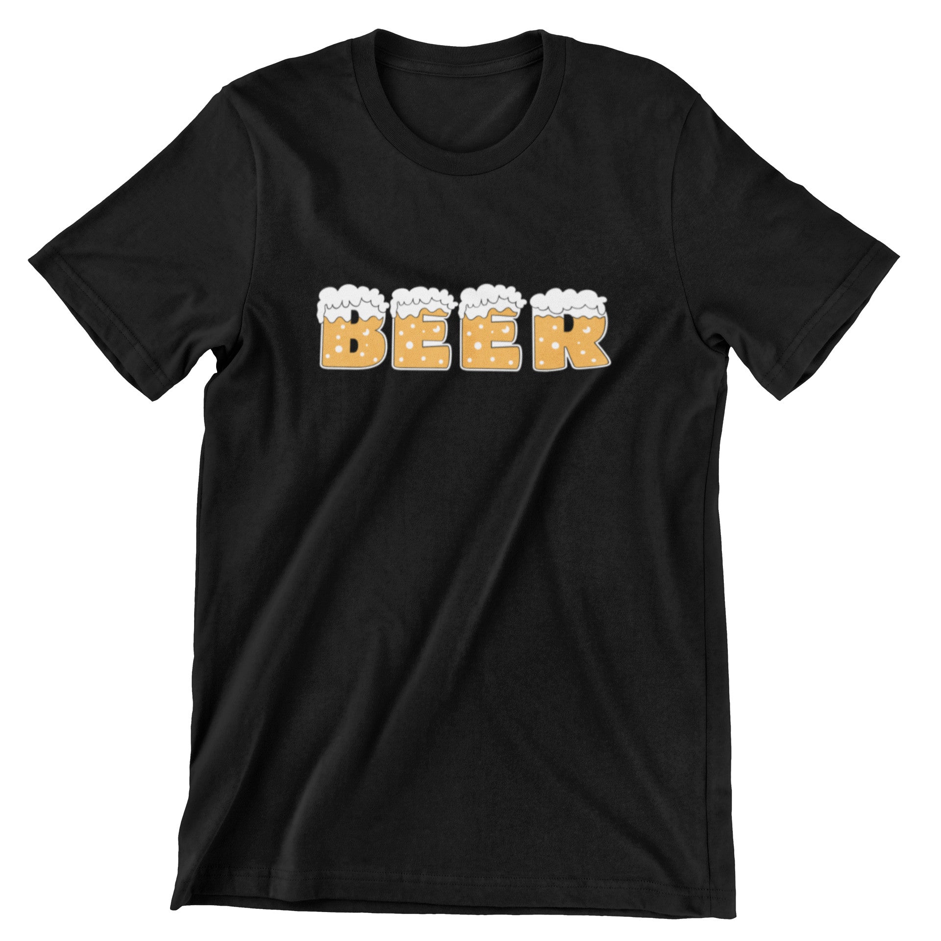 Graphic Beer Shirt Black