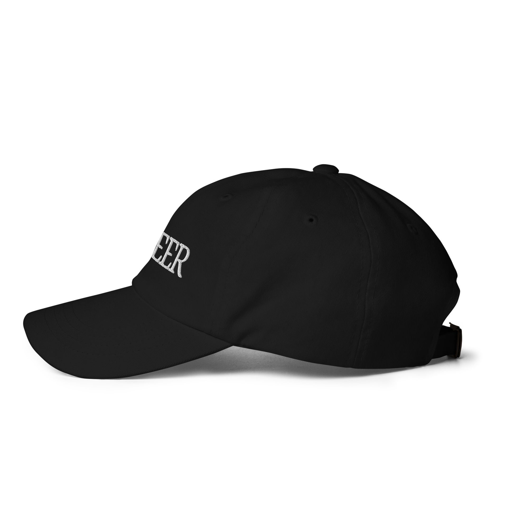 I Heart Beer dad hat black side