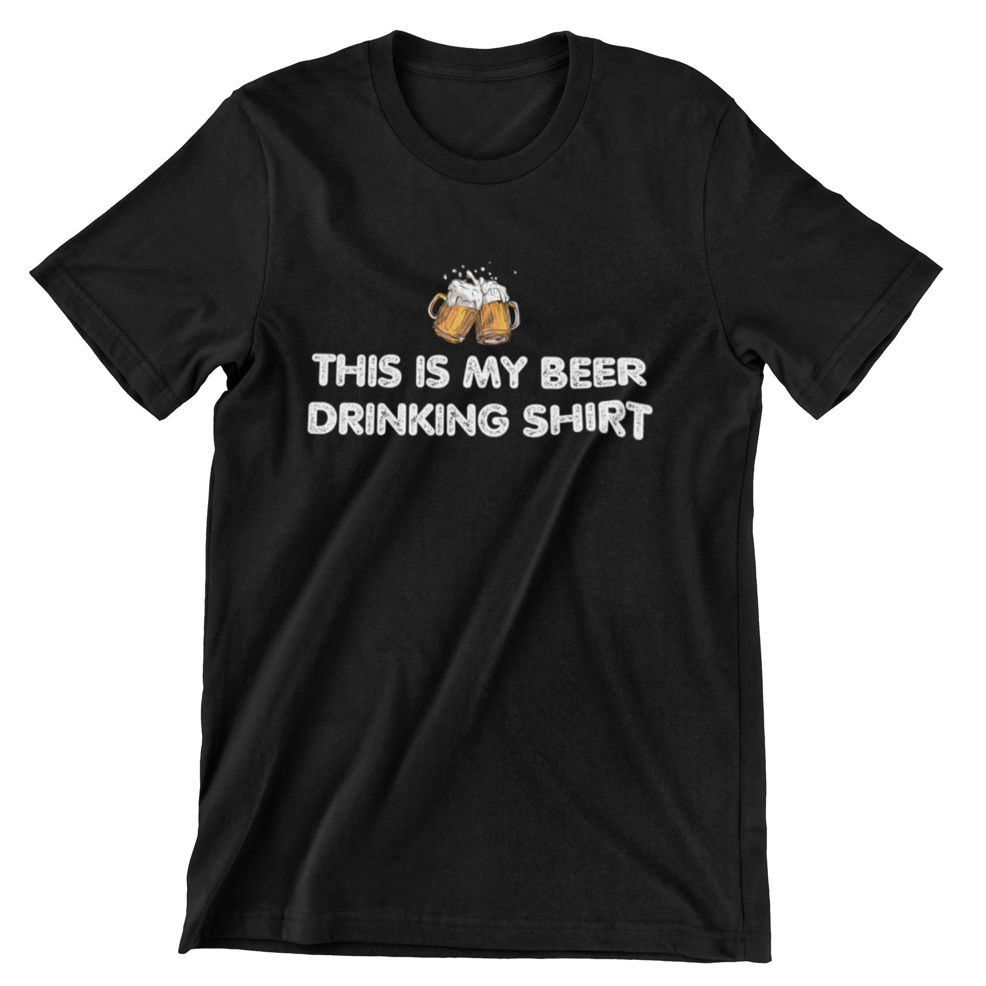 This is My Beer Drinking Shirt Black