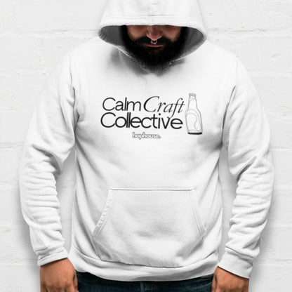 Calm Craft Collective - Hoodie - White or Blue - HOP House - Hoodie