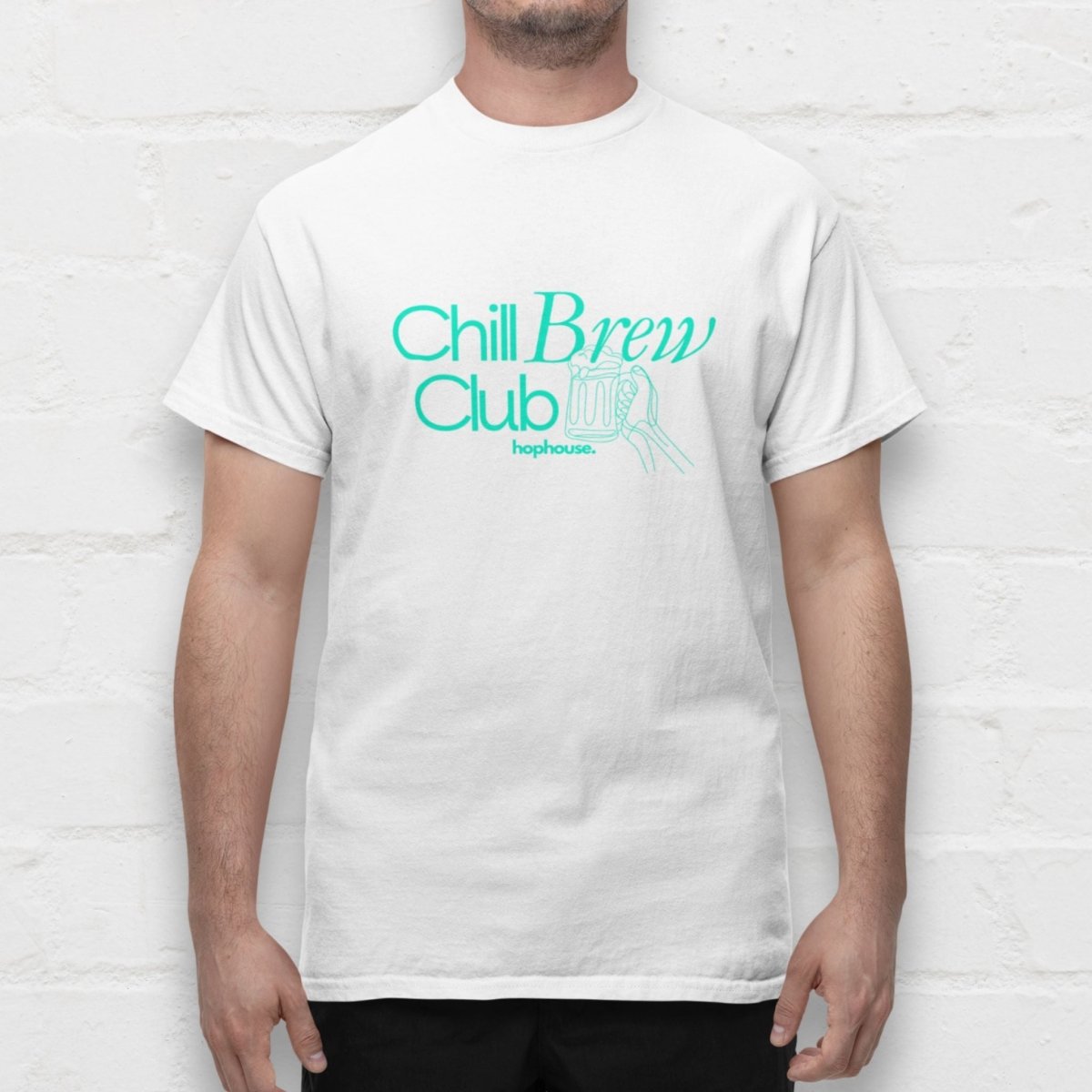 Chill Brew Club - T-Shirt - White - HOP House - T-shirt
