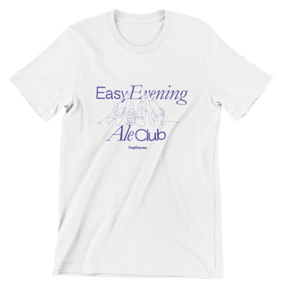 Easy Evening Ale Club - T-Shirt - White - HOP House - T-shirt