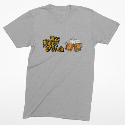 It's Beer O'clock - T-Shirt - Black, Navy or Grey - HOP House - T-shirt